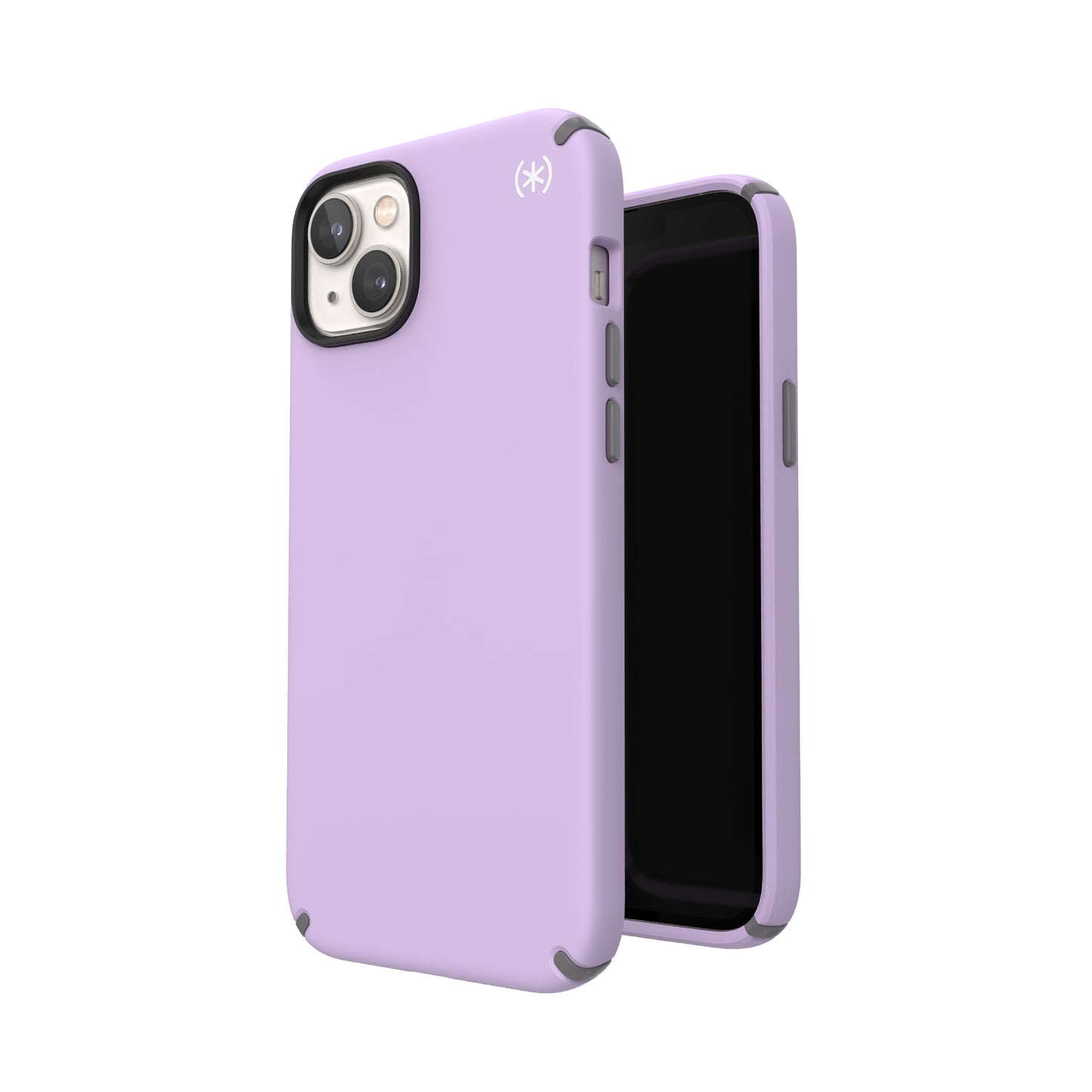 SPECK Presidio2 Pro Case for iPhone 14 Plus - Spring Purple/Cloudy Grey/White