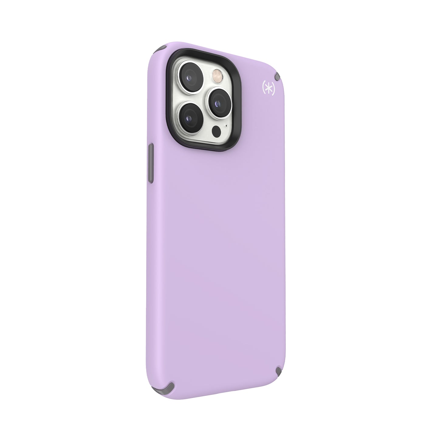 SPECK Presidio2 Pro Case for iPhone 14 Pro Max - Spring Purple/Cloudy Grey/White