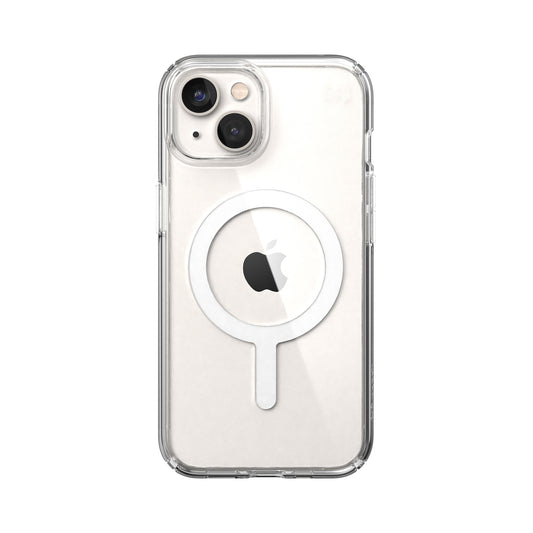 SPECK Presidio Perfect-Clear Case + MS for iPhone 14 - Clear/Clear