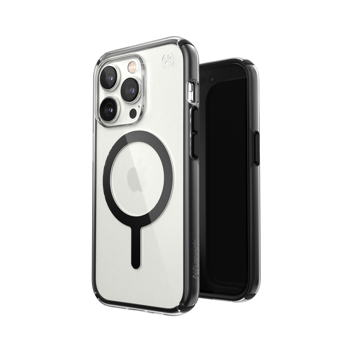 SPECK Presidio Perfect-Clear with Impact Geometry / MagSafe for iPhone 14 Pro - Clear/Black