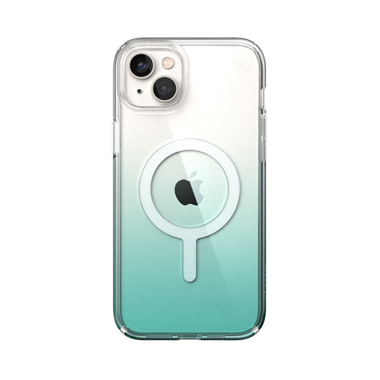 SPECK Presidio Perfect-Clear Ombre with MagSafe for iPhone 14 Plus - Fantasy Teal Fade