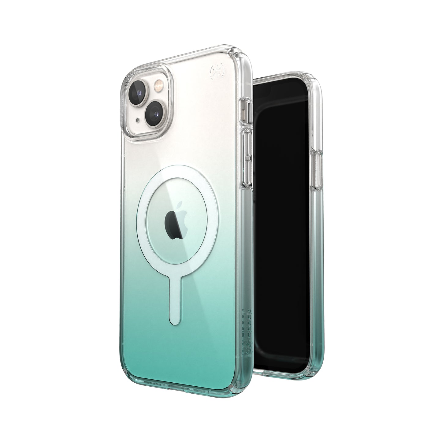SPECK Presidio Perfect-Clear Ombre with MagSafe for iPhone 14 Plus - Fantasy Teal Fade