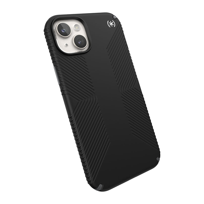 Speck Presidio2 Pro - Custodia per iPhone 15 Pro, con blocco antiscivolo, compatibile con MagSafe, protezione contro le cadute, antigraffio, morbida al tatto, custodia per telefono da 6,1 pollici Speck Presidio2 Pro - Custodia per iPhone 15 Pro, con blocco antiscivolo, compatibile con MagSafe, protezione contro le cadute, antigraffio, morbida al tatto, custodia per telefono da 6,1 pollici