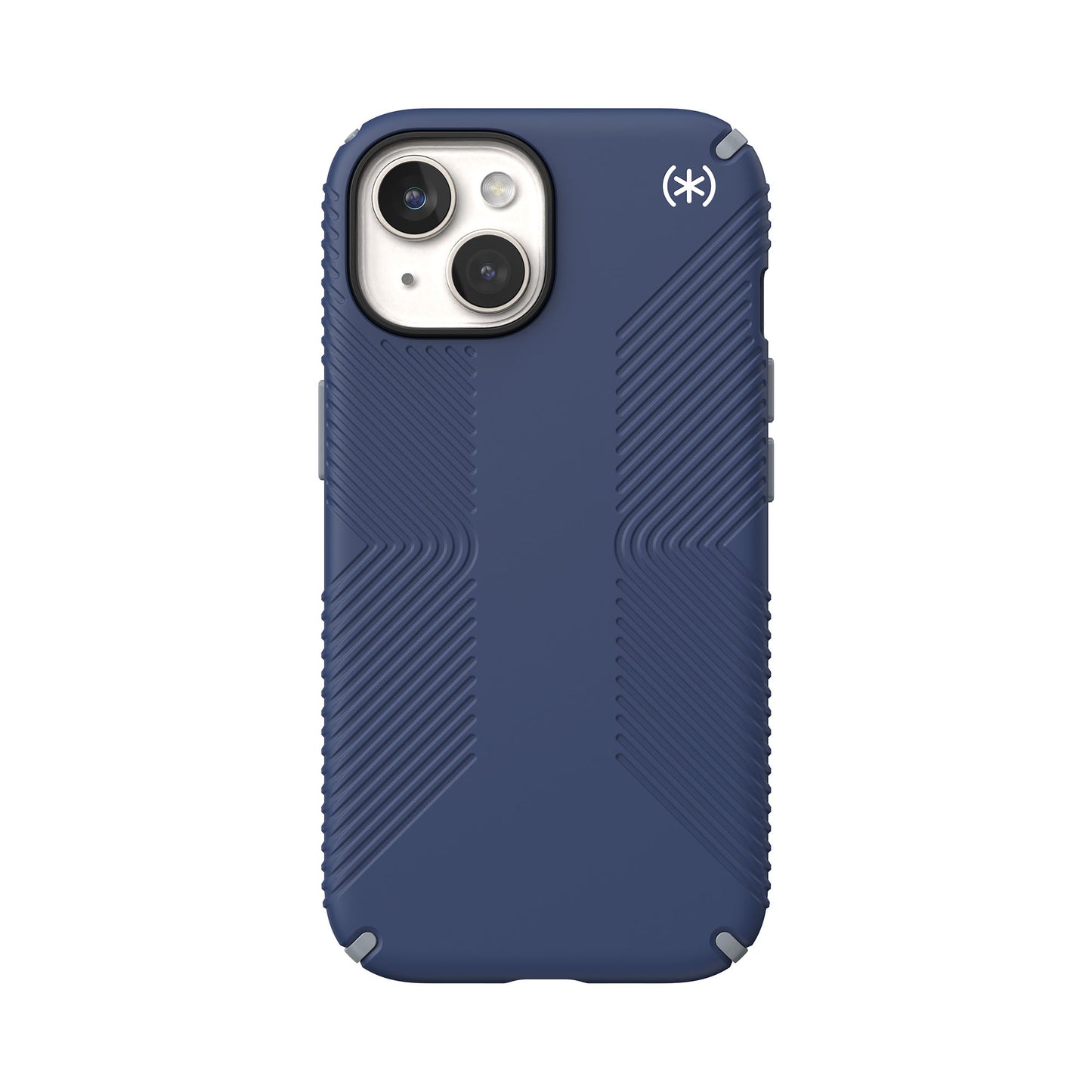 SPECK Presidio2 Grip with MagSafe for iPhone 15 - Coastal Blue/Dust Grey/White