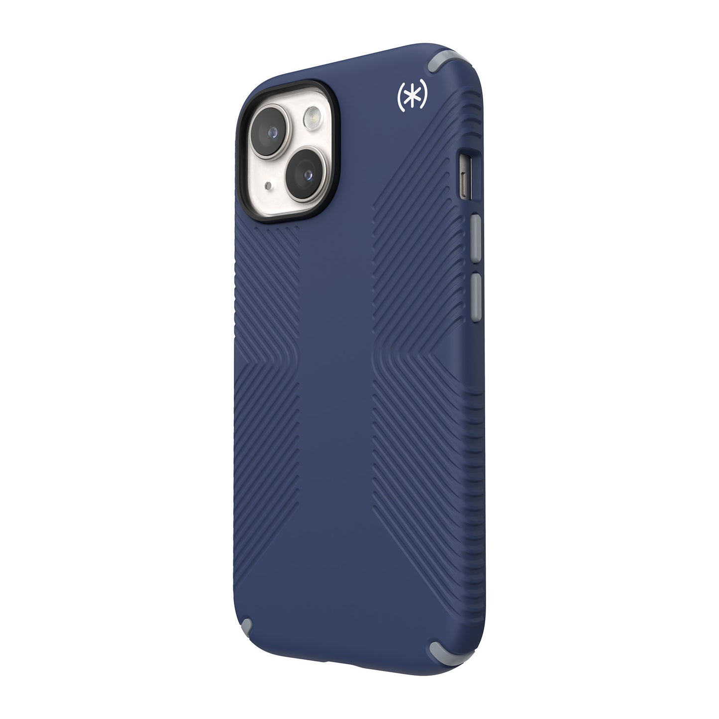 SPECK Presidio2 Grip with MagSafe for iPhone 15 - Coastal Blue/Dust Grey/White