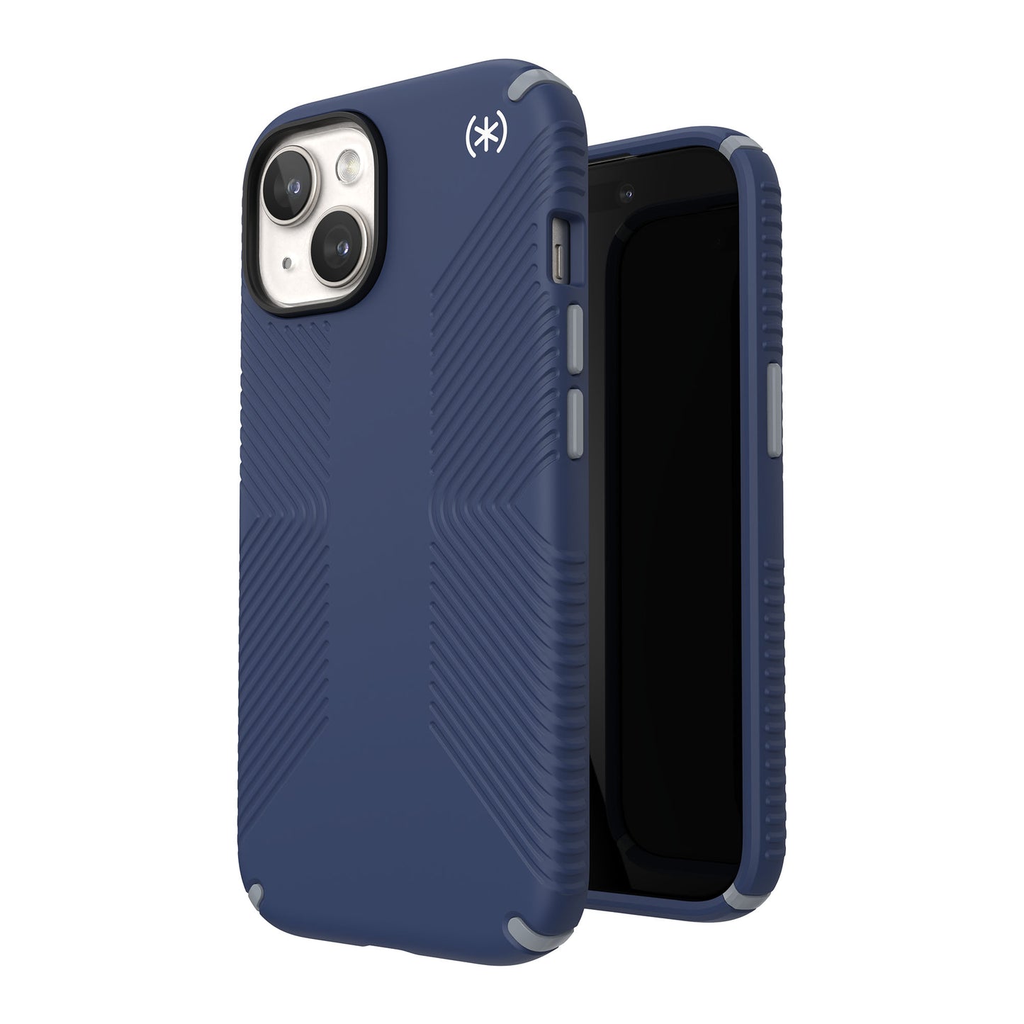 SPECK Presidio2 Grip with MagSafe for iPhone 15 - Coastal Blue/Dust Grey/White