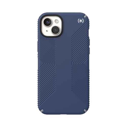 SPECK Presidio2 Grip with MagSafe for iPhone 15 Plus - Coastal Blue/Dust Grey/White
