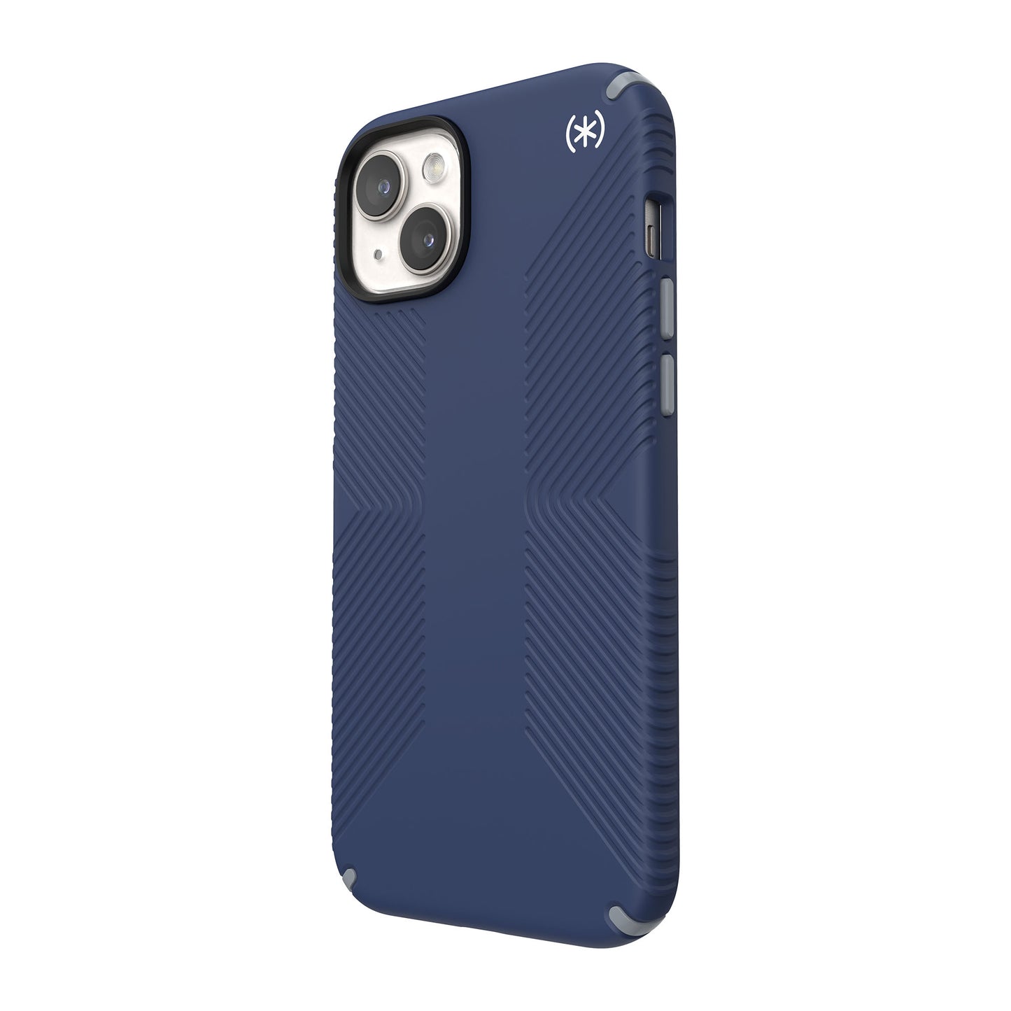 SPECK Presidio2 Grip with MagSafe for iPhone 15 Plus - Coastal Blue/Dust Grey/White