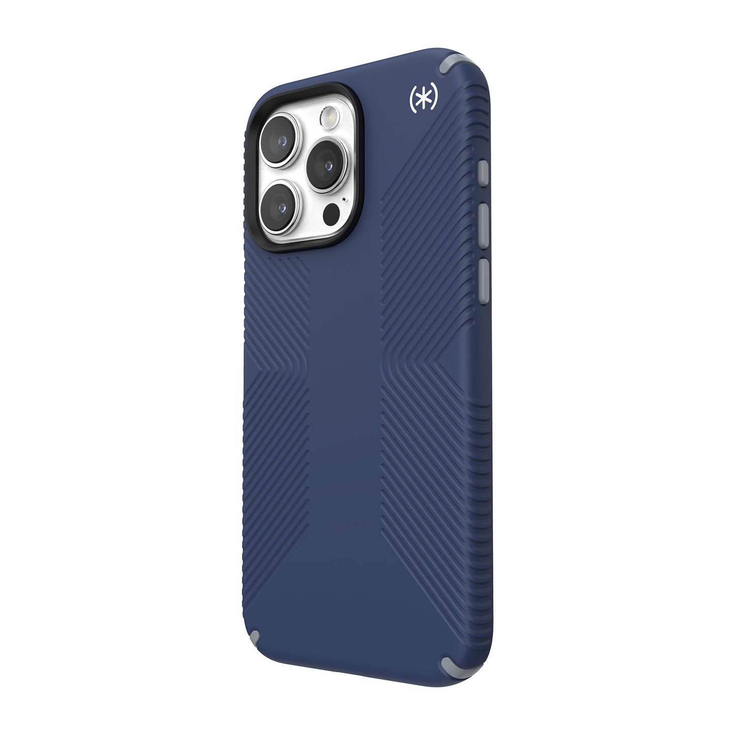 SPECK Presidio2 Grip with MagSafe for iPhone 15 Pro Max - Coastal Blue/Dust Grey/White