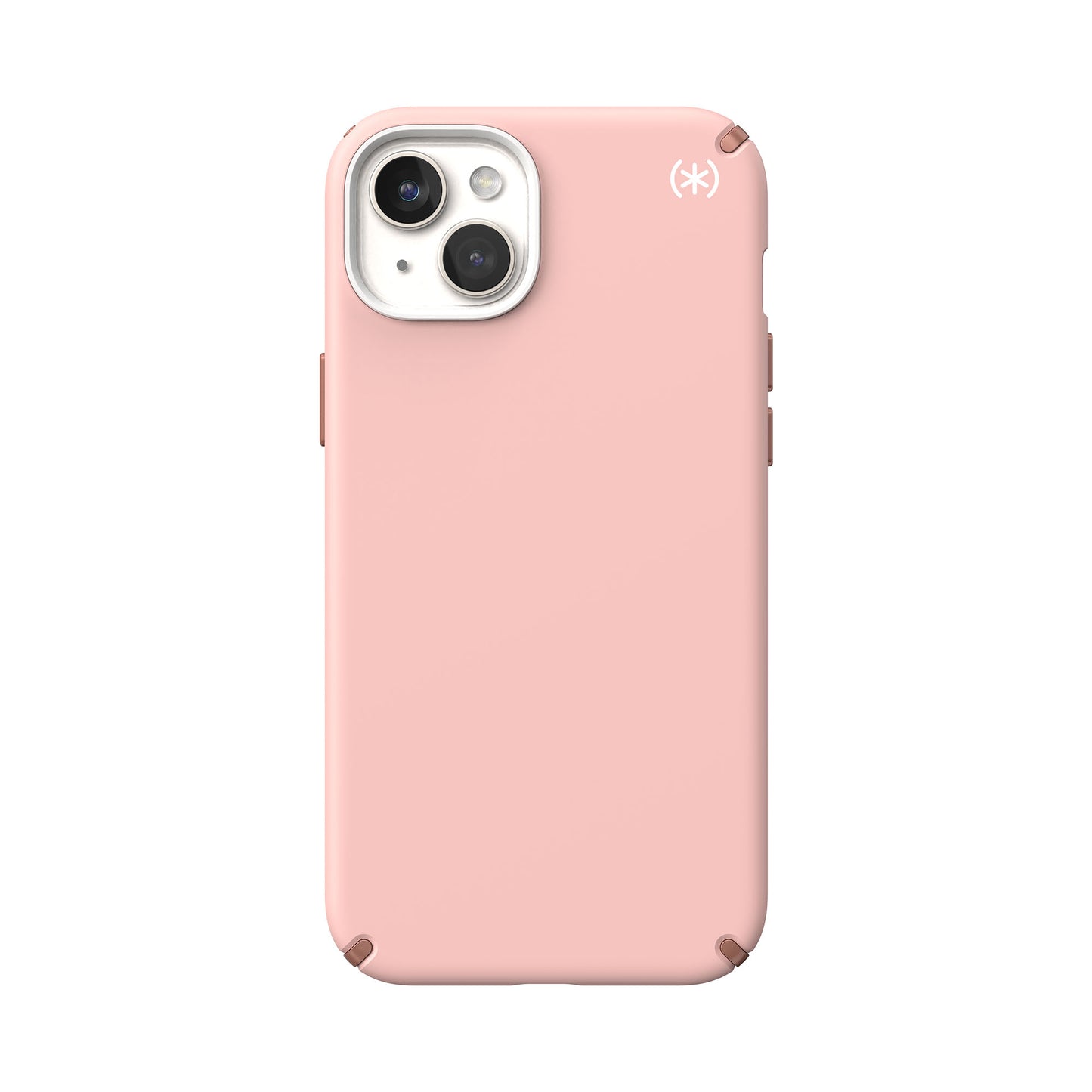 SPECK Presidio2 Pro with MagSafe for iPhone 15 Plus - Dahlia Pink/Rose Copper/White