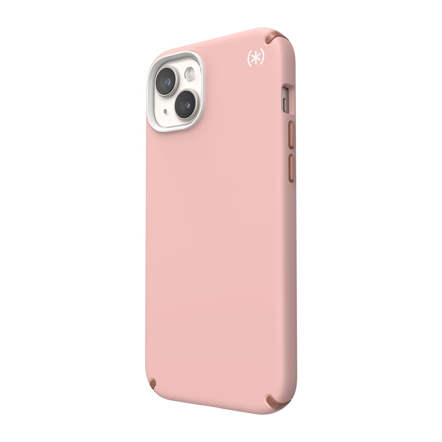 SPECK Presidio2 Pro with MagSafe for iPhone 15 Plus - Dahlia Pink/Rose Copper/White