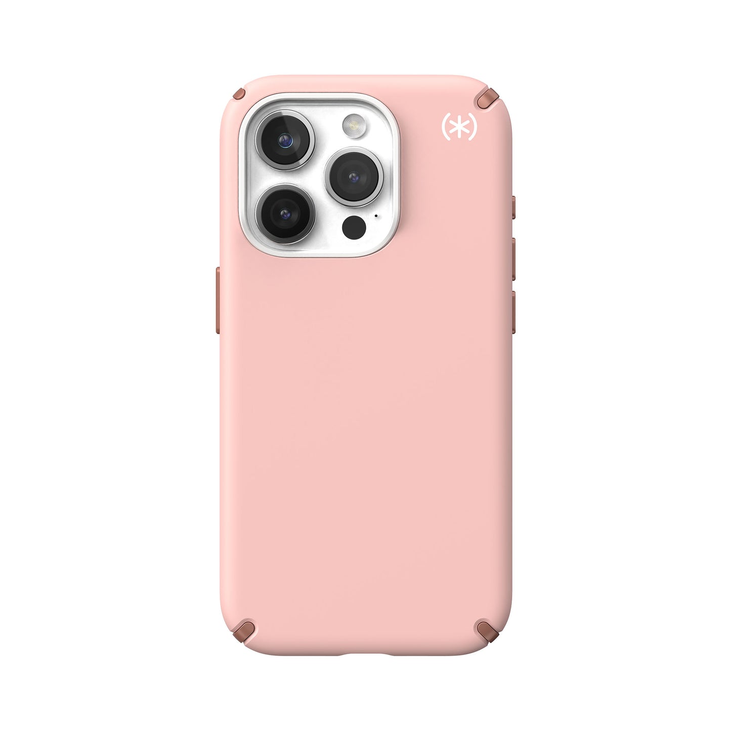 SPECK Presidio2 Pro with MagSafe for iPhone 15 Pro - Dahlia Pink/Rose Copper/White