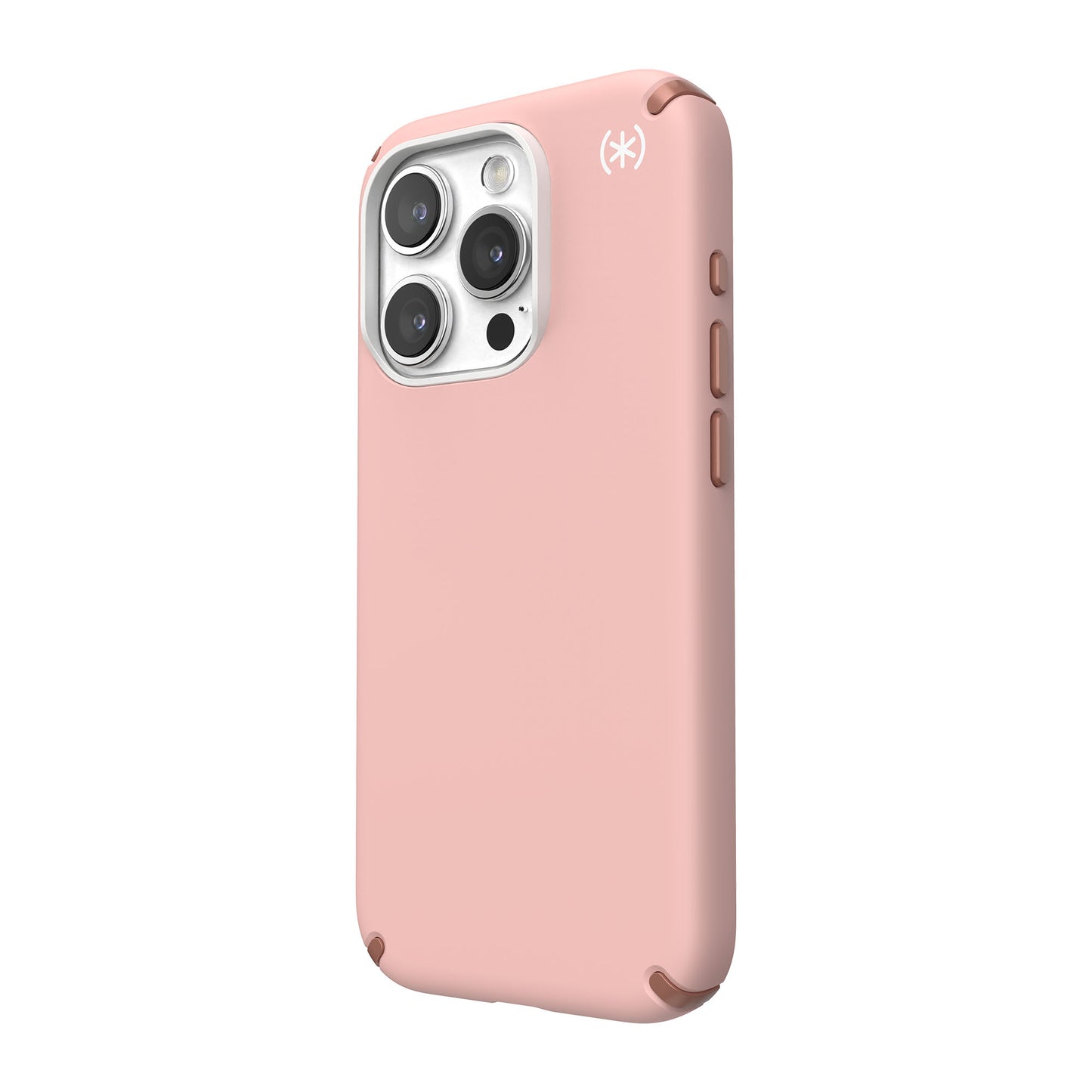 SPECK Presidio2 Pro with MagSafe for iPhone 15 Pro - Dahlia Pink/Rose Copper/White