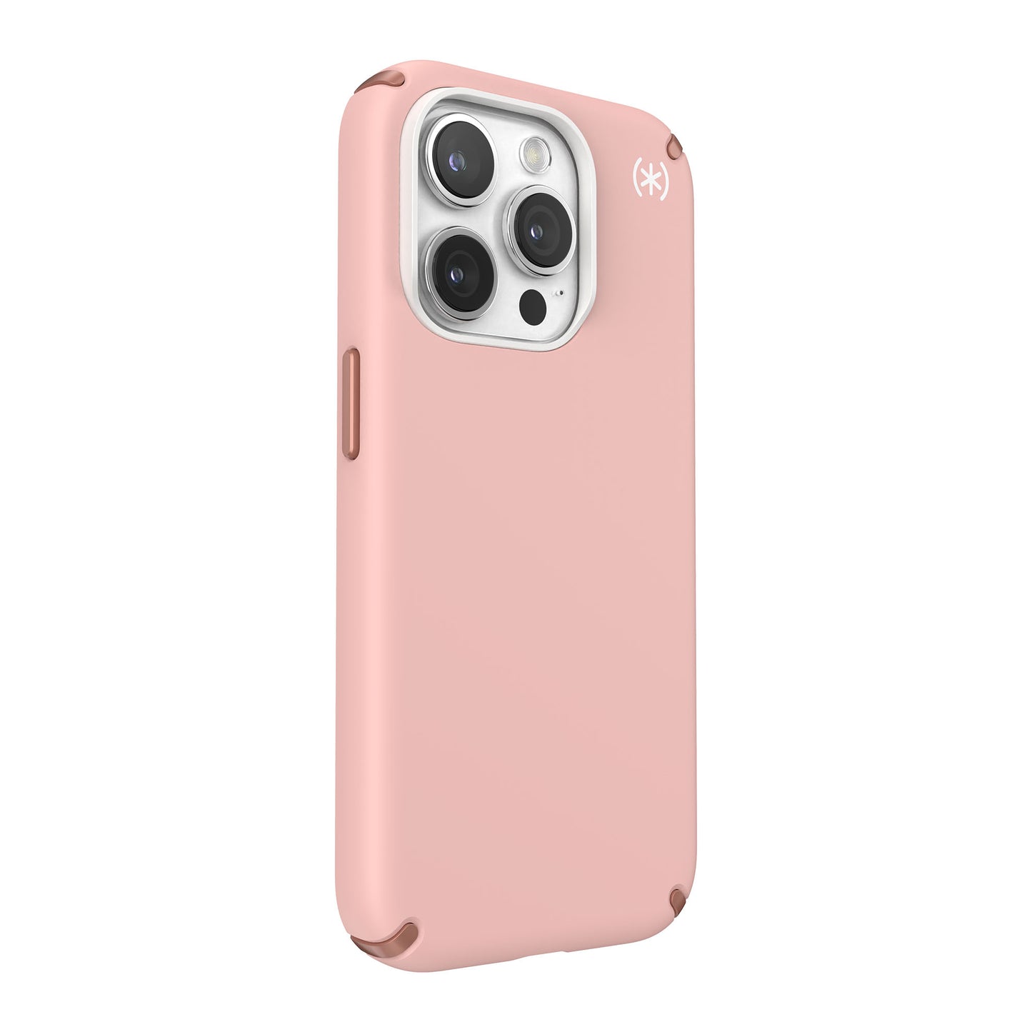 SPECK Presidio2 Pro with MagSafe for iPhone 15 Pro - Dahlia Pink/Rose Copper/White