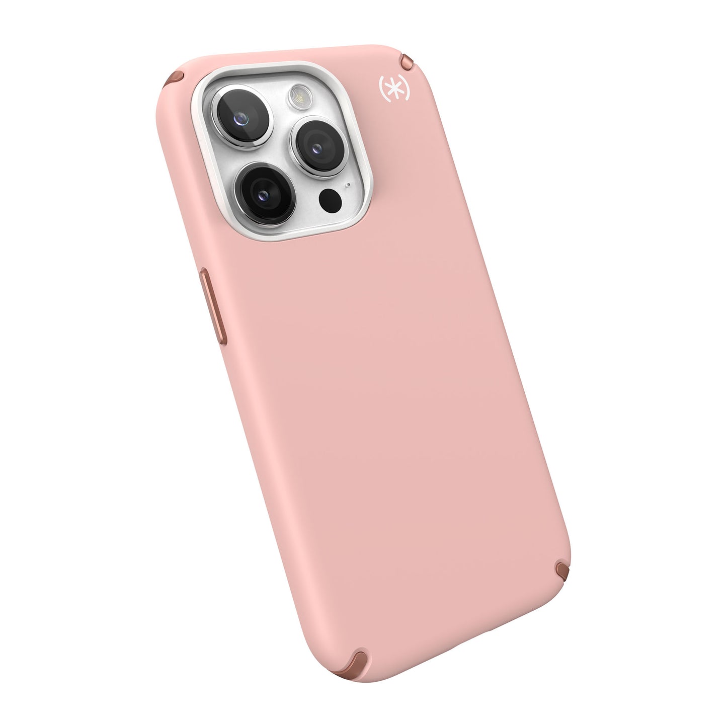 SPECK Presidio2 Pro with MagSafe for iPhone 15 Pro - Dahlia Pink/Rose Copper/White