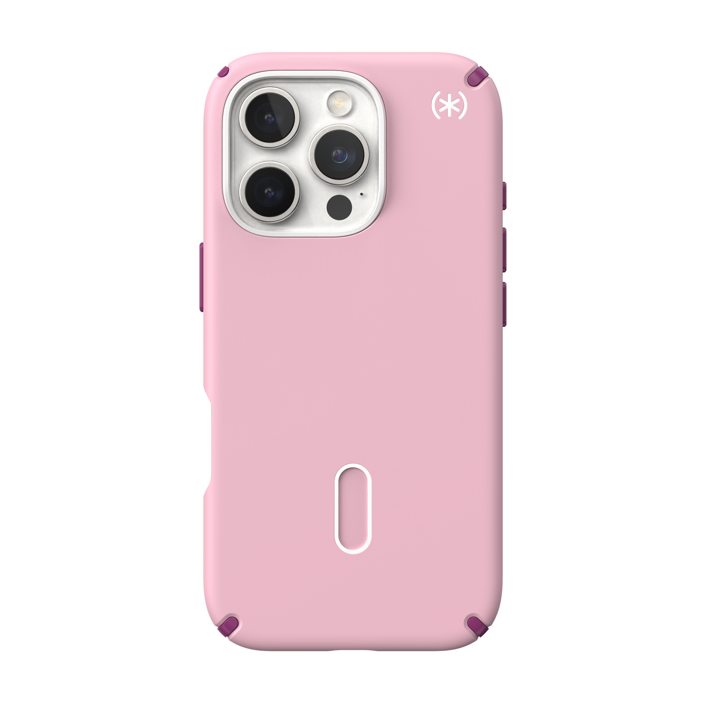 SPECK Presidio2 Pro MagSafe + ClickLock Case for iPhone 16 Pro - Wednesday Pink/Boysenberry Purple