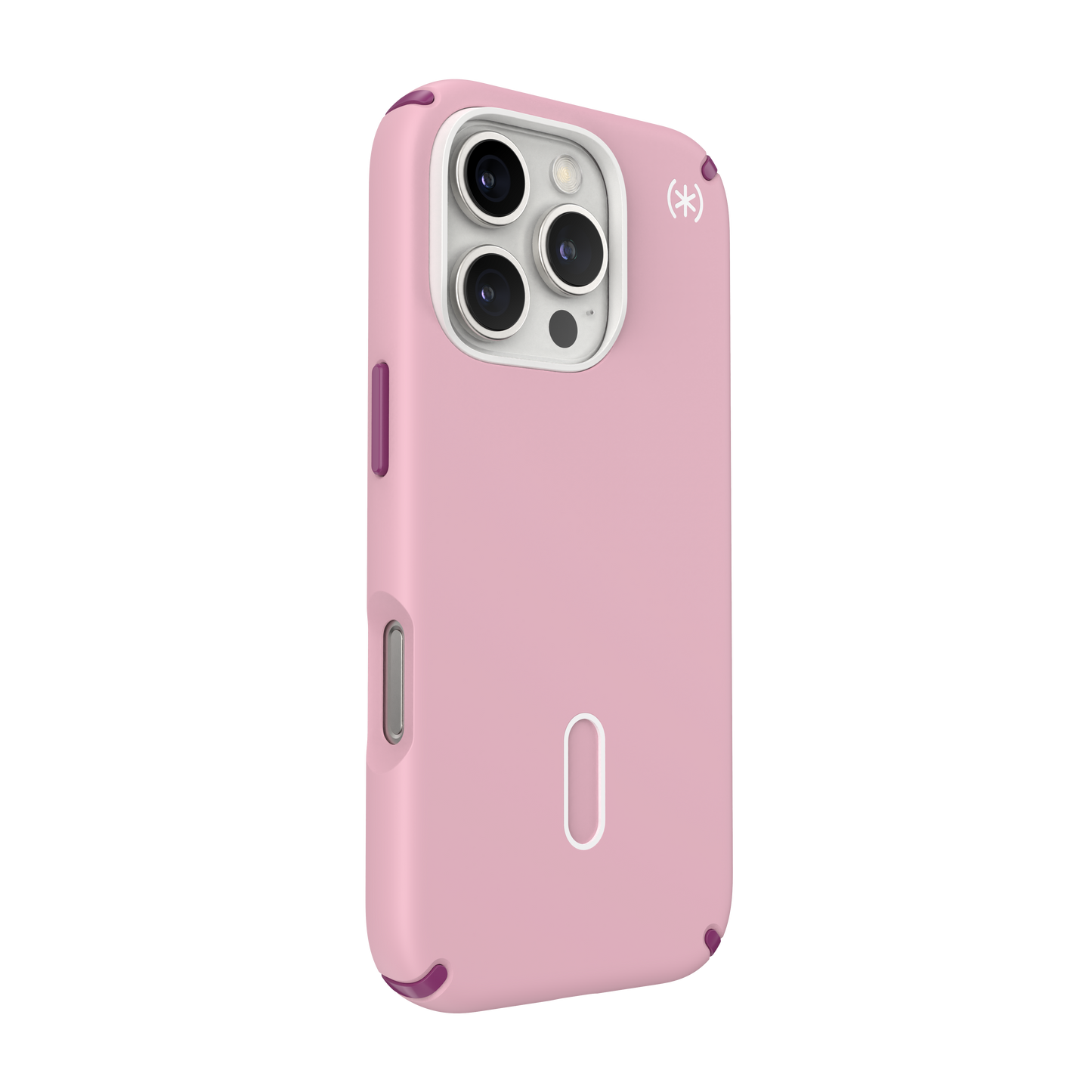SPECK Presidio2 Pro MagSafe + ClickLock Case for iPhone 16 Pro - Wednesday Pink/Boysenberry Purple