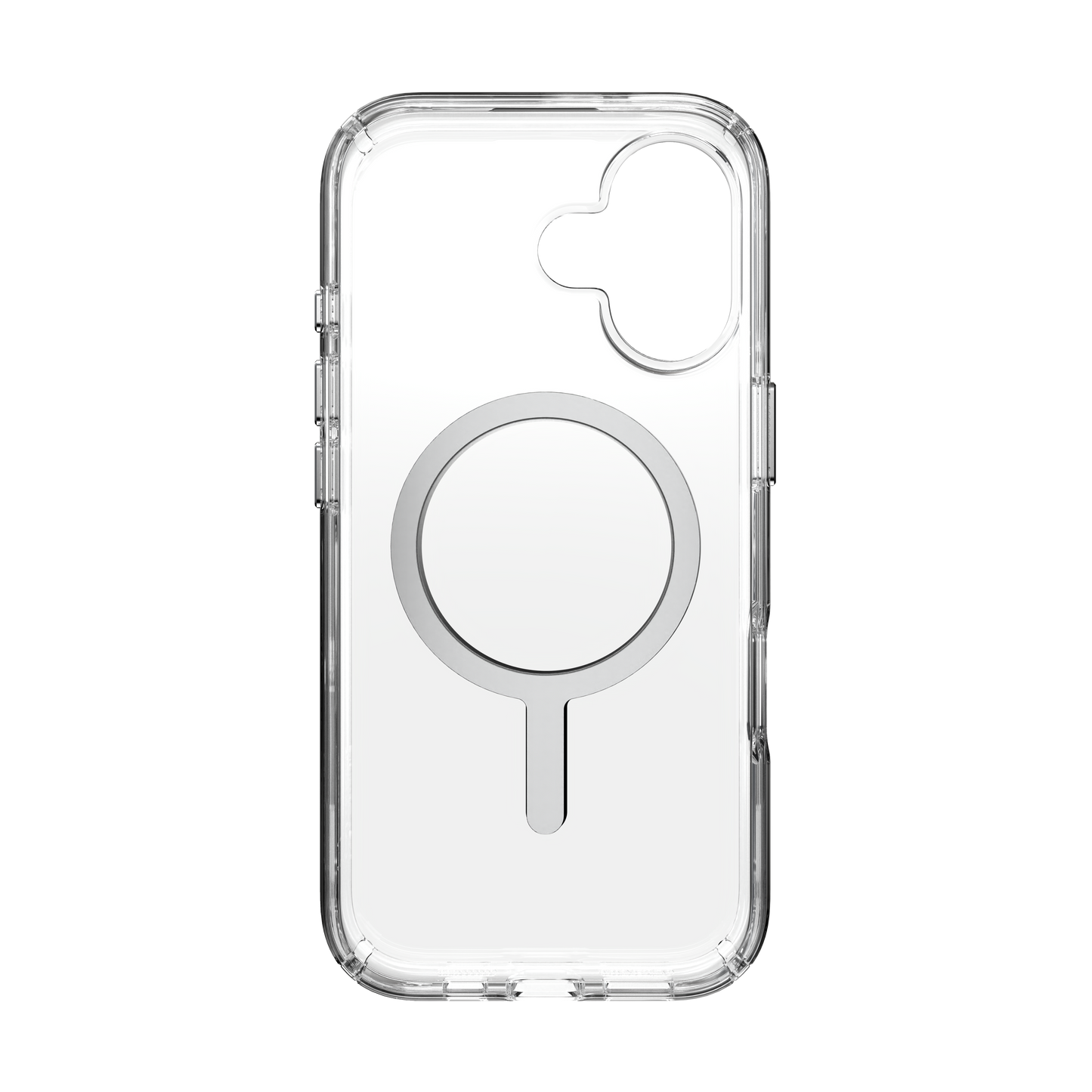 SPECK Presidio Perfect-Clear MagSafe Case for iPhone 17 - Clear/Silver