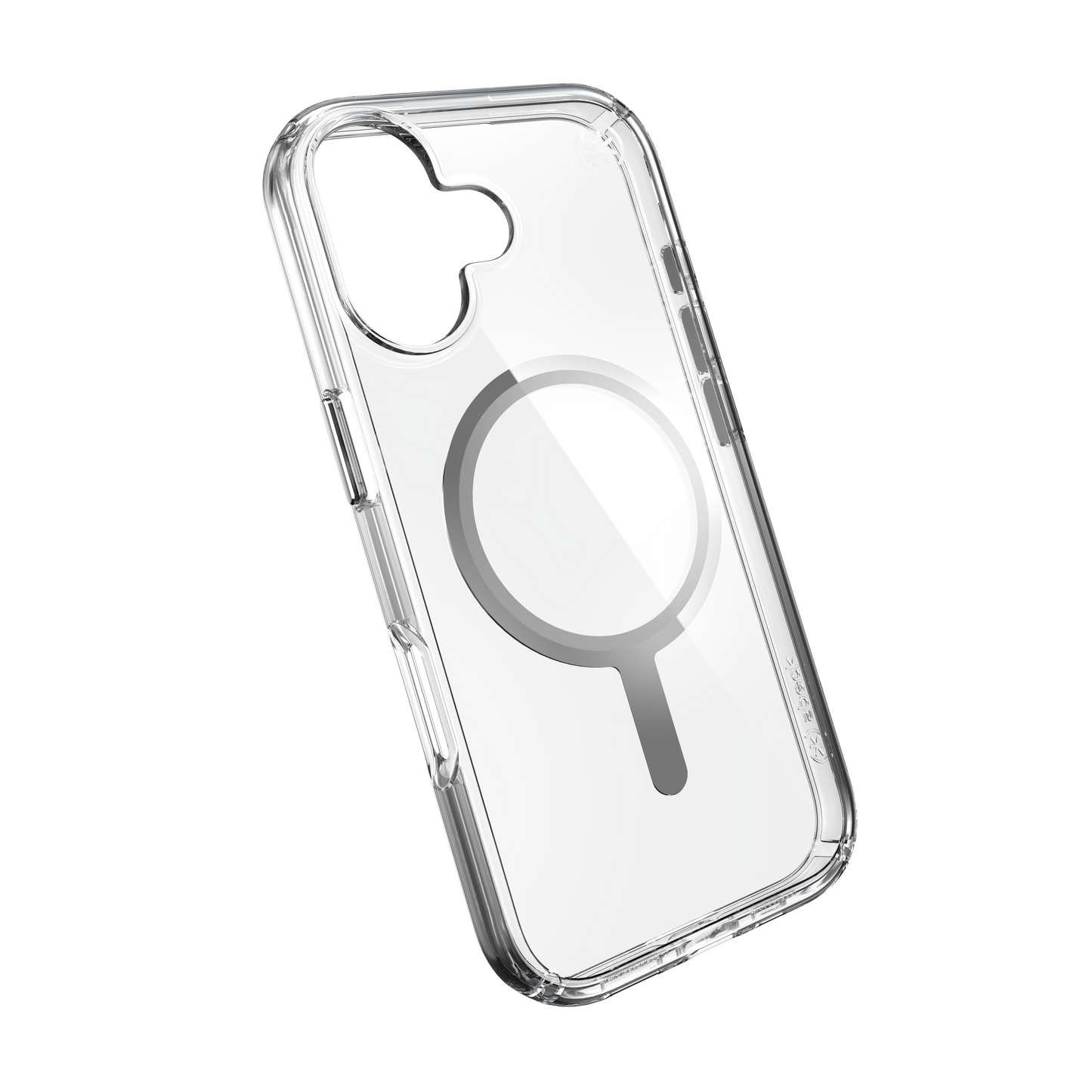 SPECK Presidio Perfect-Clear MagSafe Case for iPhone 17 - Clear/Silver