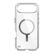 SPECK Presidio Perfect-Clear MagSafe Case for iPhone Air - Clear/Silver