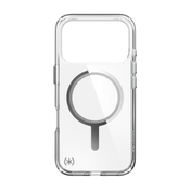 SPECK Presidio Perfect-Clear MagSafe Case for iPhone 17 Pro - Clear/Silver