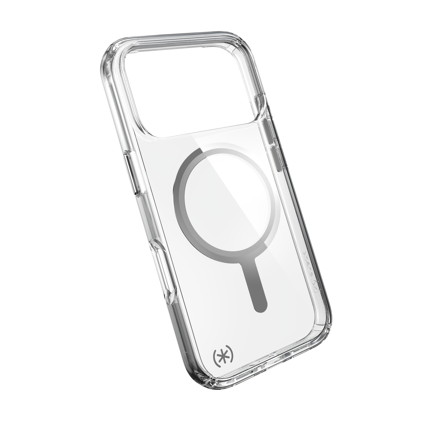 SPECK Presidio Perfect-Clear MagSafe Case for iPhone 17 Pro - Clear/Silver