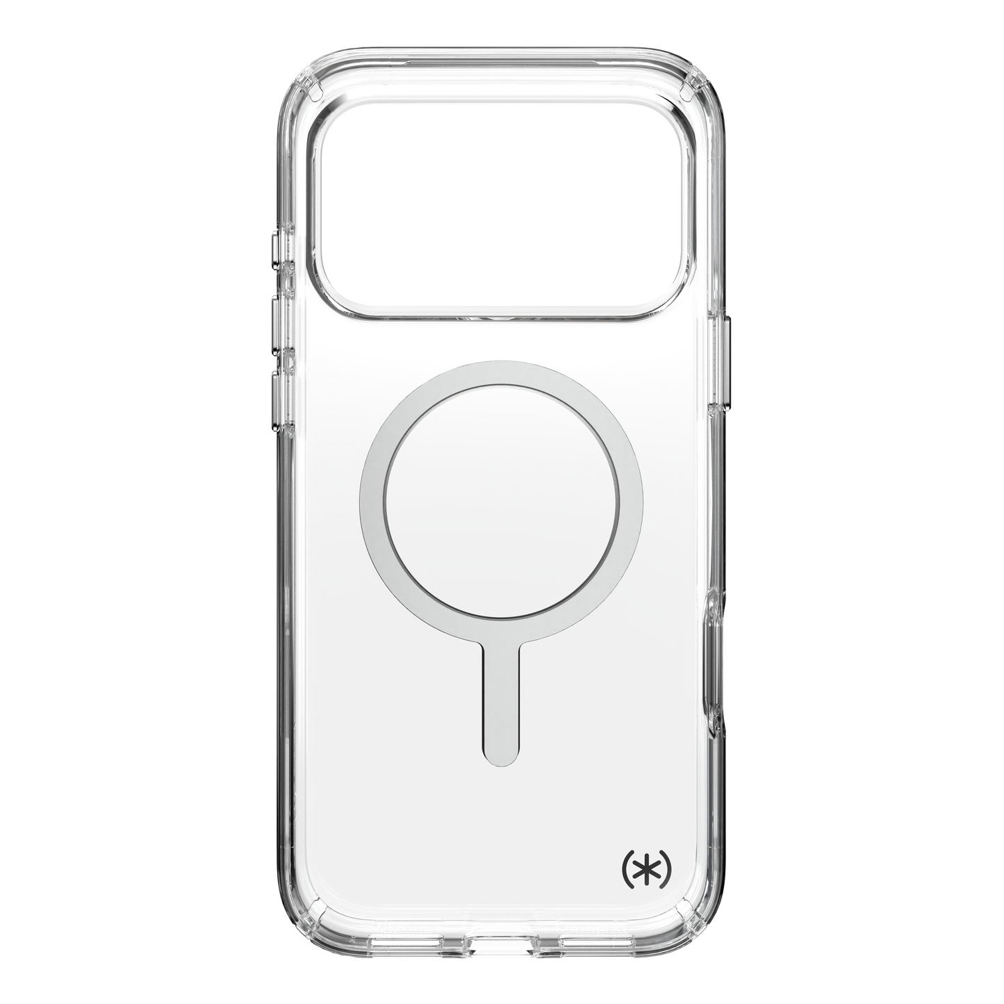 SPECK Presidio Perfect-Clear MagSafe Case for iPhone 17 Pro Max - Clear/Silver