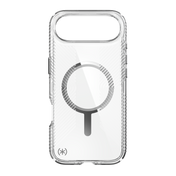 SPECK Presidio Perfect-Clear Grip MagSafe Case for iPhone Air - Clear/Silver