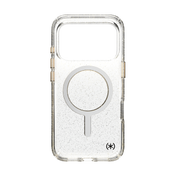 SPECK Presidio Lux MagSafe Case for iPhone 17 Pro - Glitter/Gold Metallic