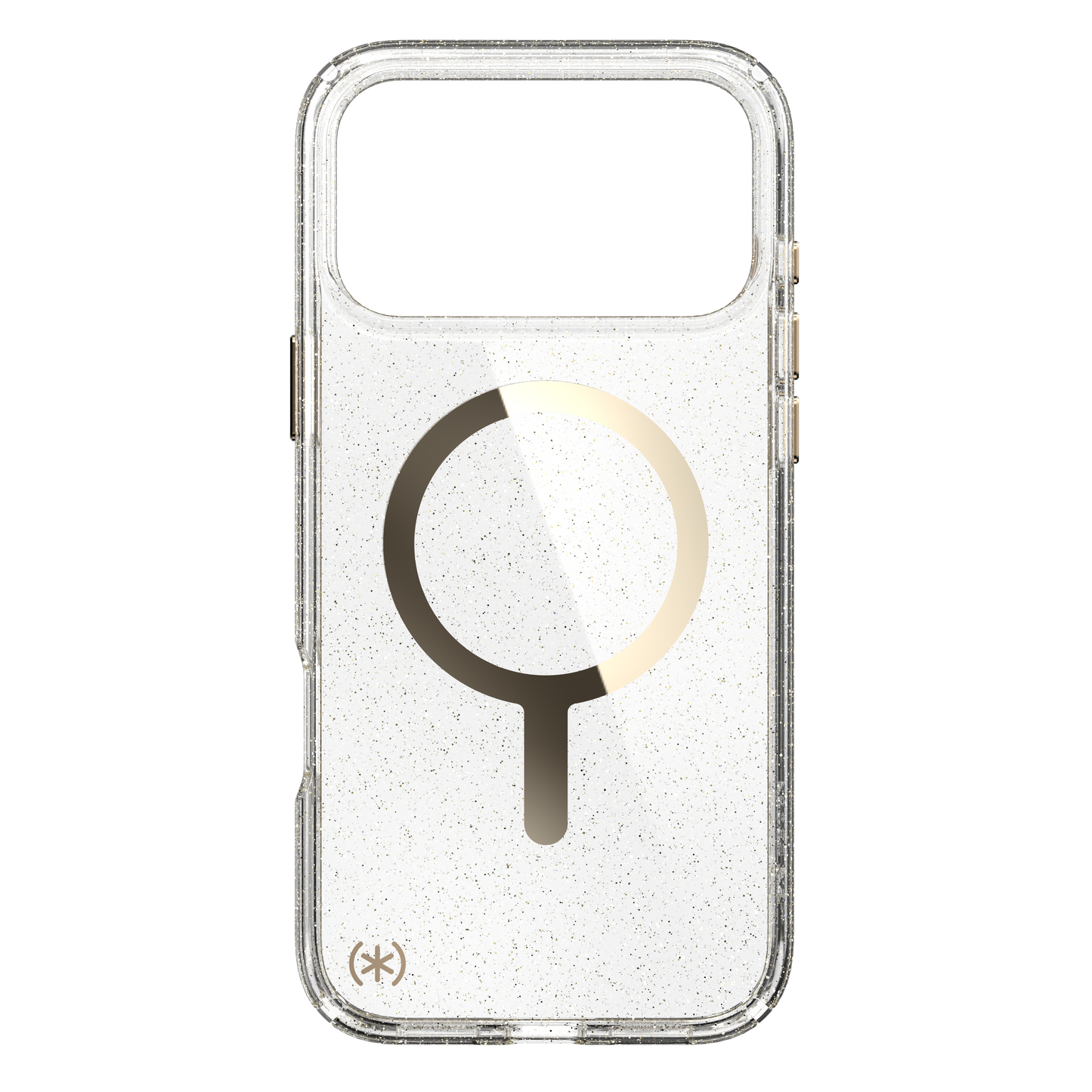 SPECK Presidio Lux MagSafe Case for iPhone 17 Pro Max - Glitter/Gold Metallic