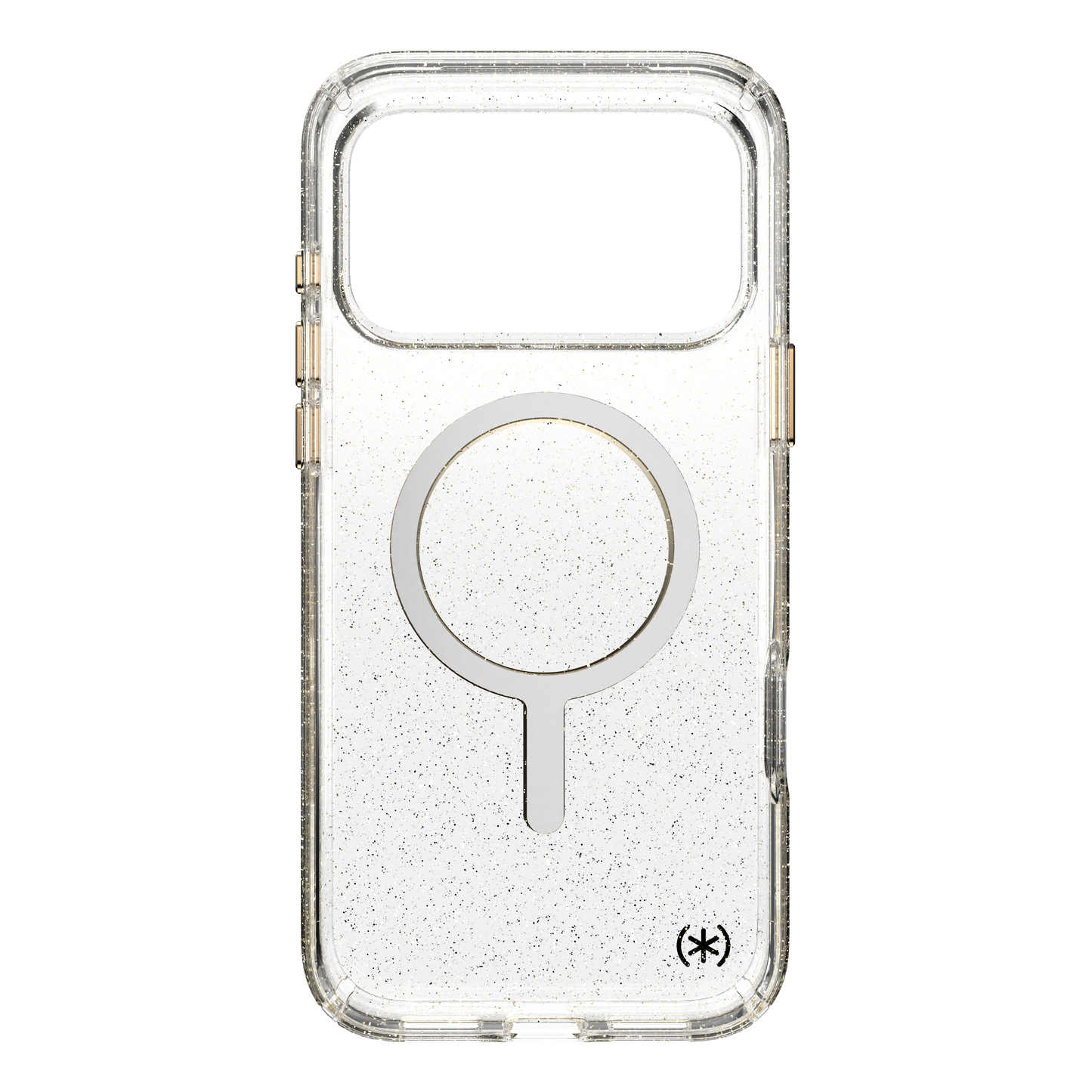 SPECK Presidio Lux MagSafe Case for iPhone 17 Pro Max - Glitter/Gold Metallic