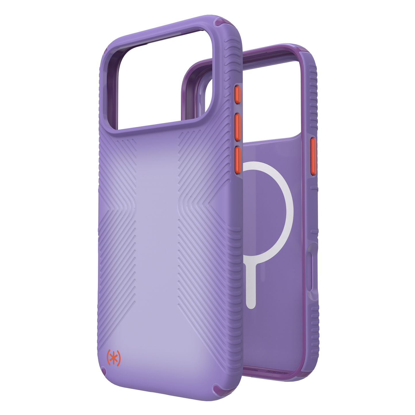 SPECK Presidio Lux Grip MagSafe Case for iPhone 17 Pro Max - Purple Fade/Magic Purple/New Poppy
