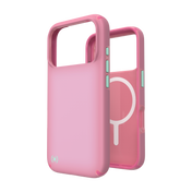 SPECK Presidio Lux MagSafe Case for iPhone 17 Pro - Ibis Pink Fade/Dark Ibis/Kanom Green