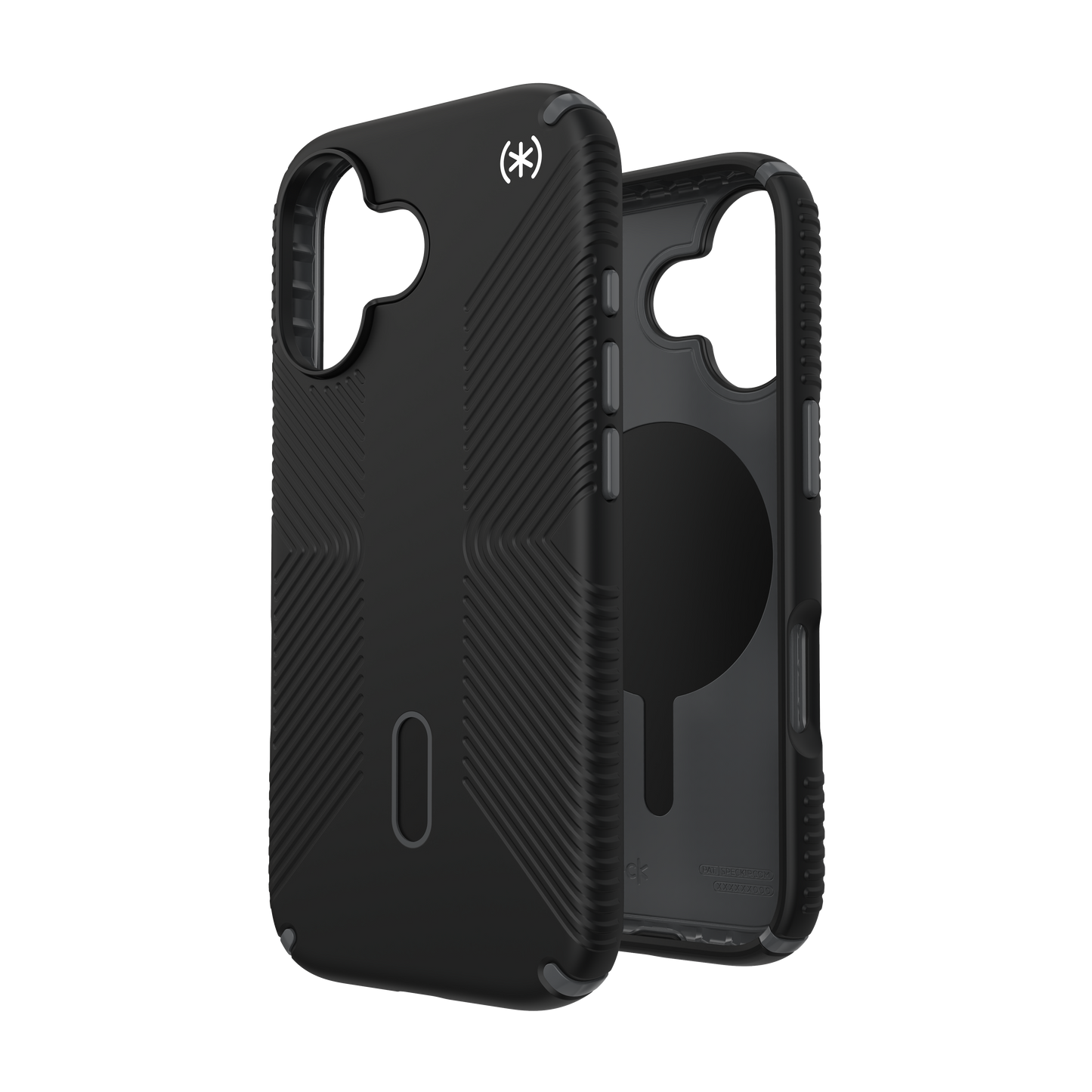 SPECK Presidio2 Grip MagSafe + ClickLock Case for iPhone 17 - Black/Slate Grey/White