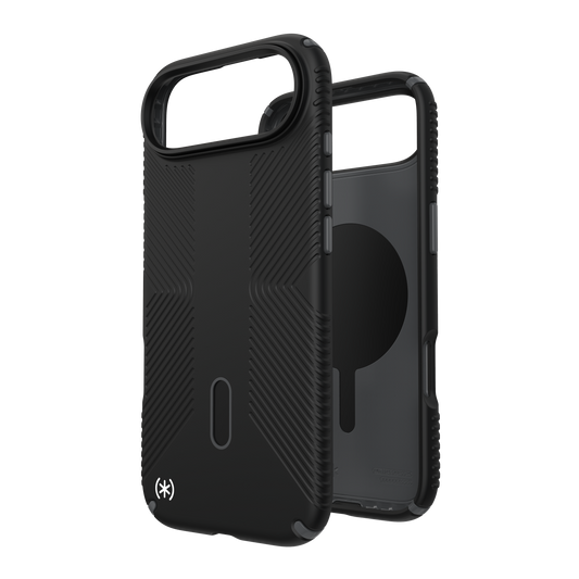 SPECK Presidio2 Grip MagSafe + ClickLock Case for iPhone Air - Black/Slate Grey/White