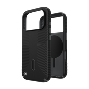 SPECK Presidio2 Grip MagSafe + ClickLock Case for iPhone 17 Pro - Black/Slate Grey/White