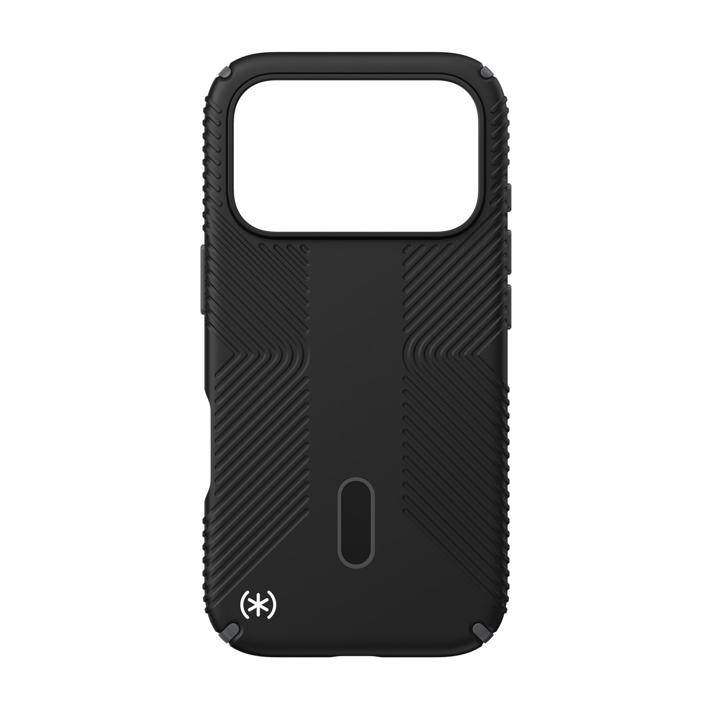 SPECK Presidio2 Grip MagSafe + ClickLock Case for iPhone 17 Pro - Black/Slate Grey/White