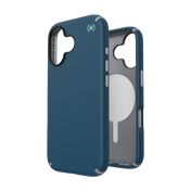 SPECK Presidio2 Pro MagSafe Case for iPhone 17 - Deep Sea/Metallic Silver/Spell Blue