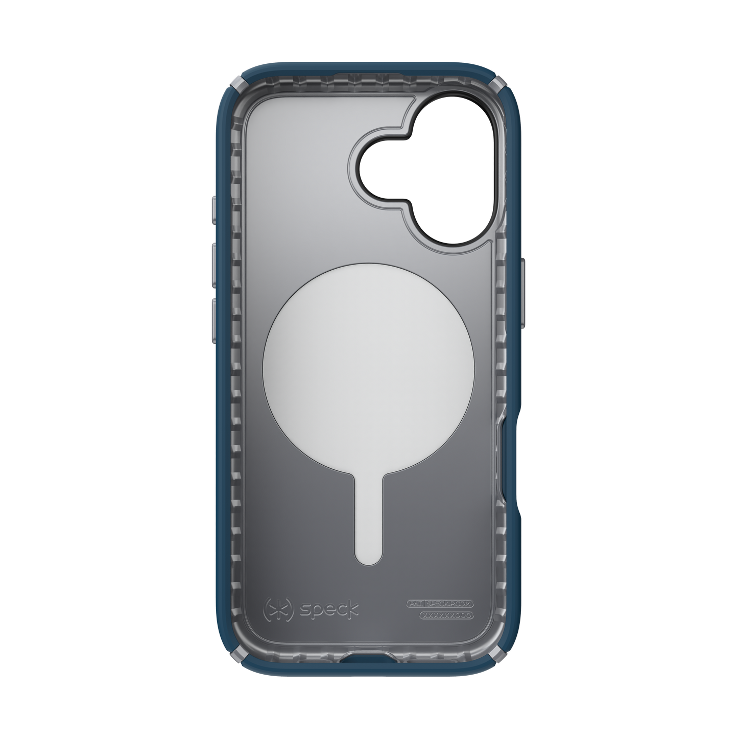 SPECK Presidio2 Pro MagSafe Case for iPhone 17 - Deep Sea/Metallic Silver/Spell Blue