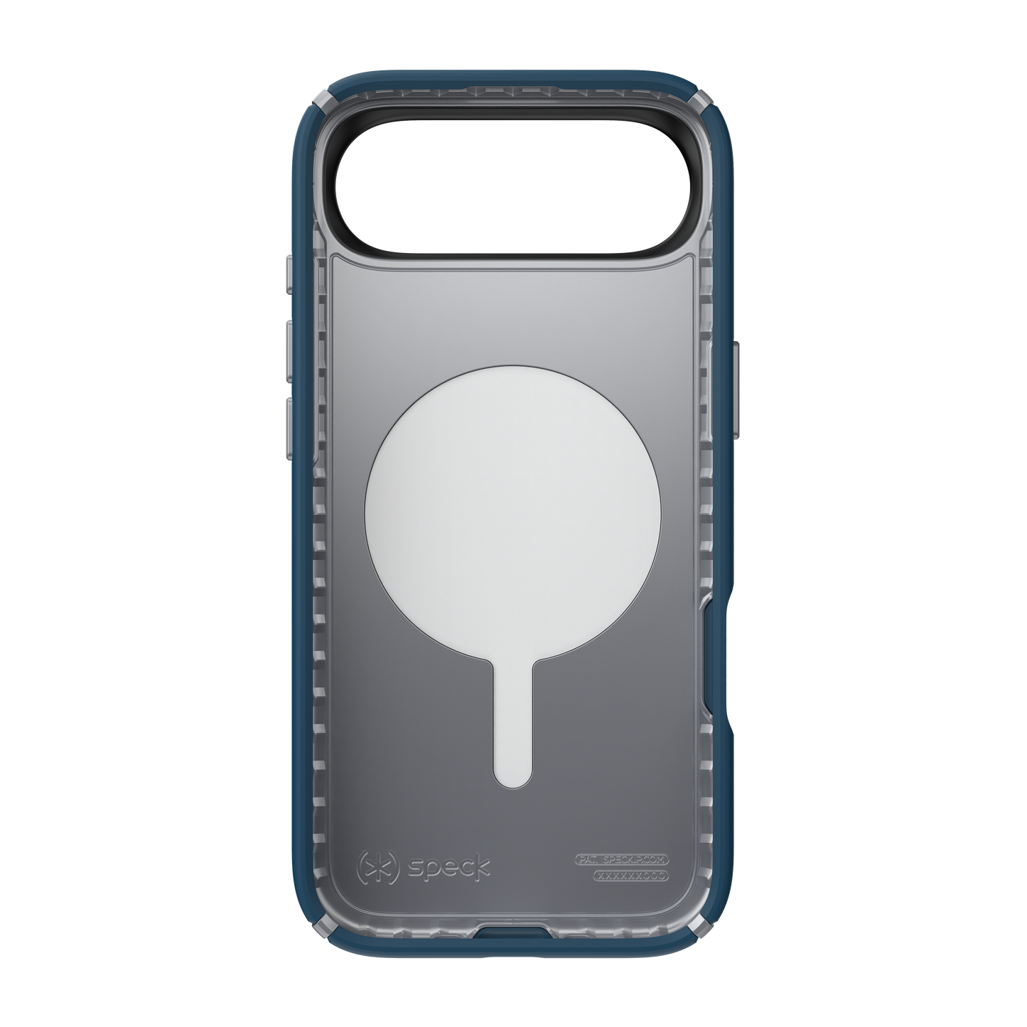 SPECK Presidio2 Pro MagSafe Case for iPhone Air - Deep Sea/Metallic Silver/Spell Blue