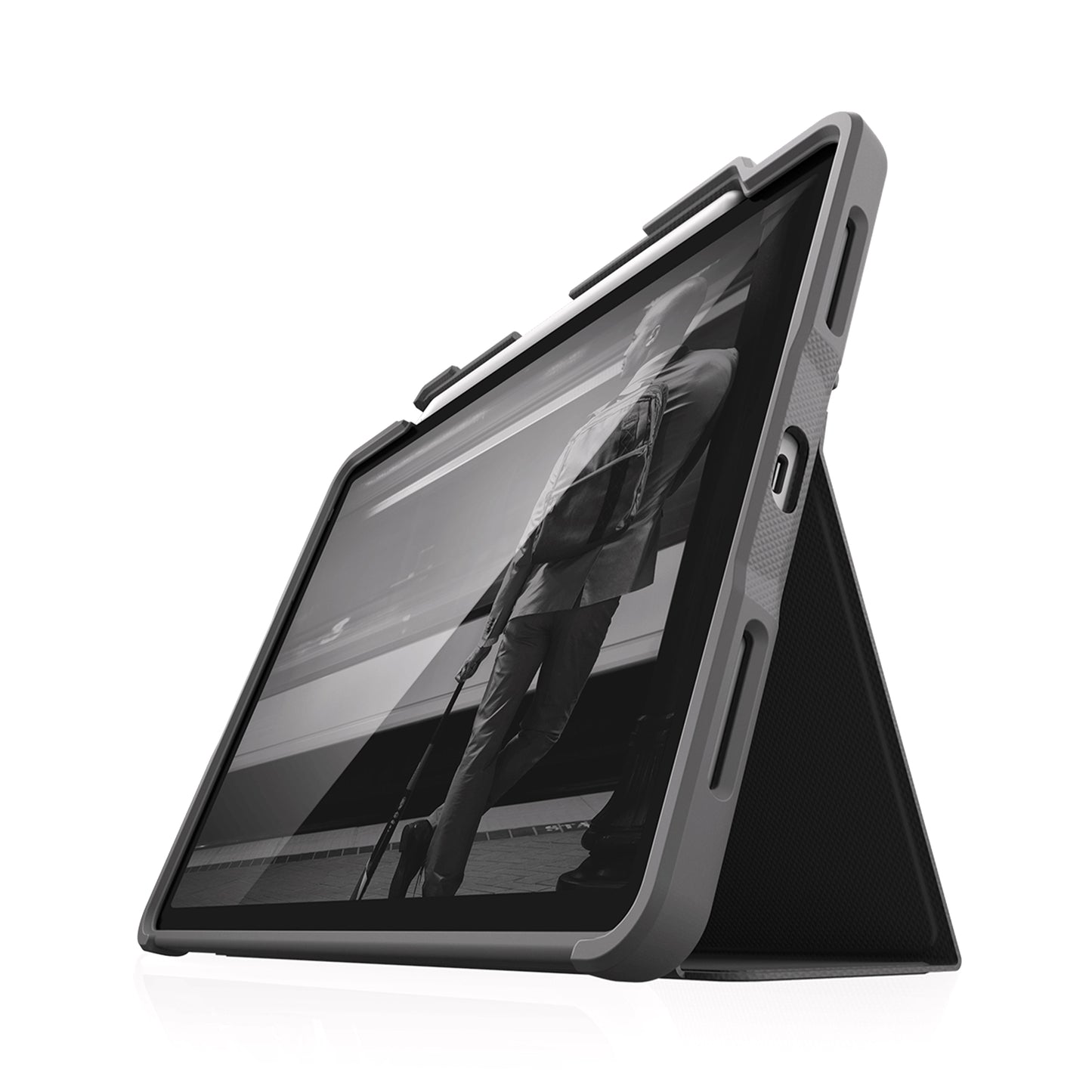 STM Dux Plus for iPad Pro 12.9 3rd-6th Gen (2018-2022) - Black