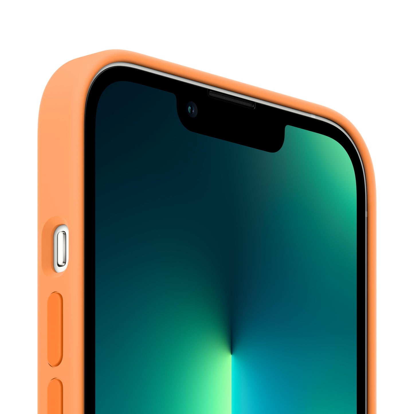 iPhone 13 Pro Silicone Case with MagSafe _ Marigold