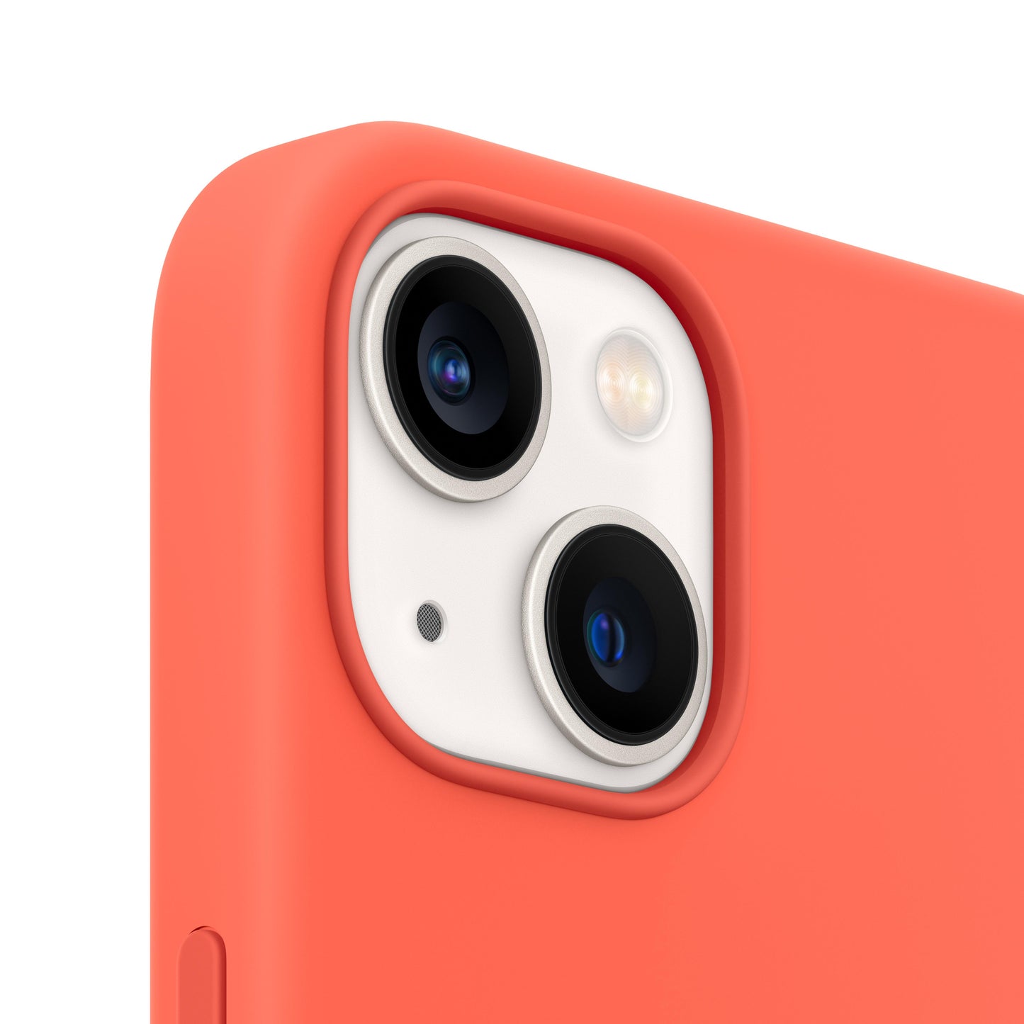 iPhone 13 mini Silicone Case with MagSafe - Nectarine