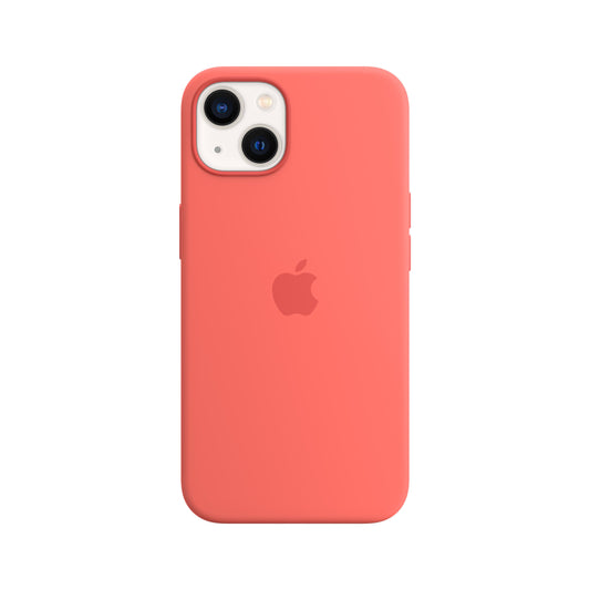 iPhone 13 Silicone Case with MagSafe _ Pink Pomelo