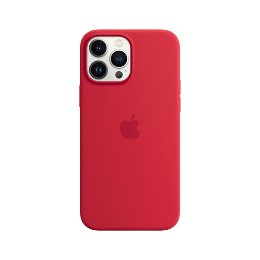 iPhone 13 Pro Max Silicone Case with MagSafe _ (PRODUCT)RED