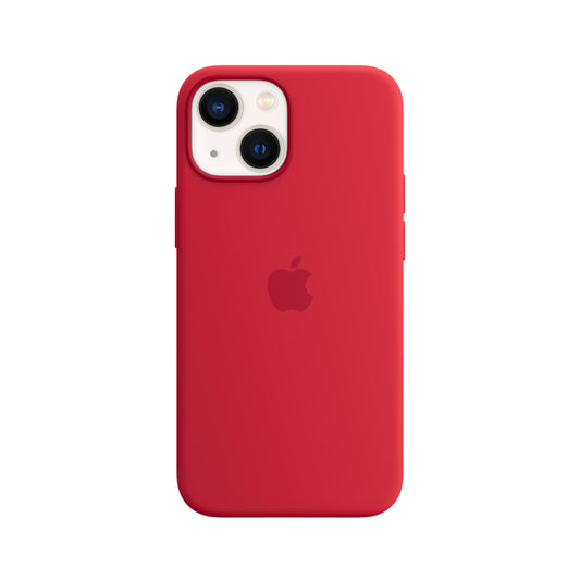 iPhone 13 mini Silicone Case with MagSafe _ (PRODUCT)RED