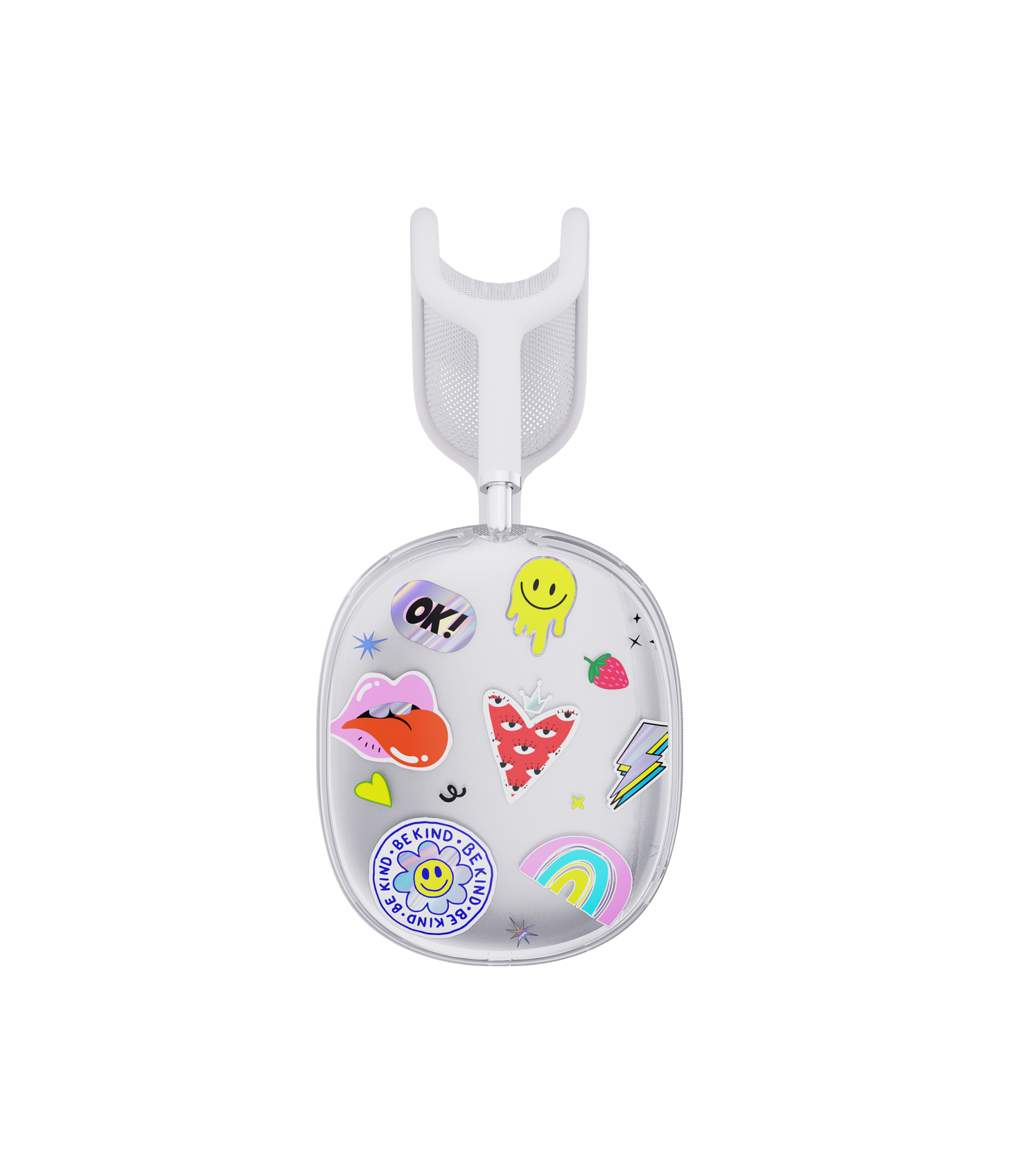 TECH21 EvoArt Stickers Case for AirPods Max - Clear