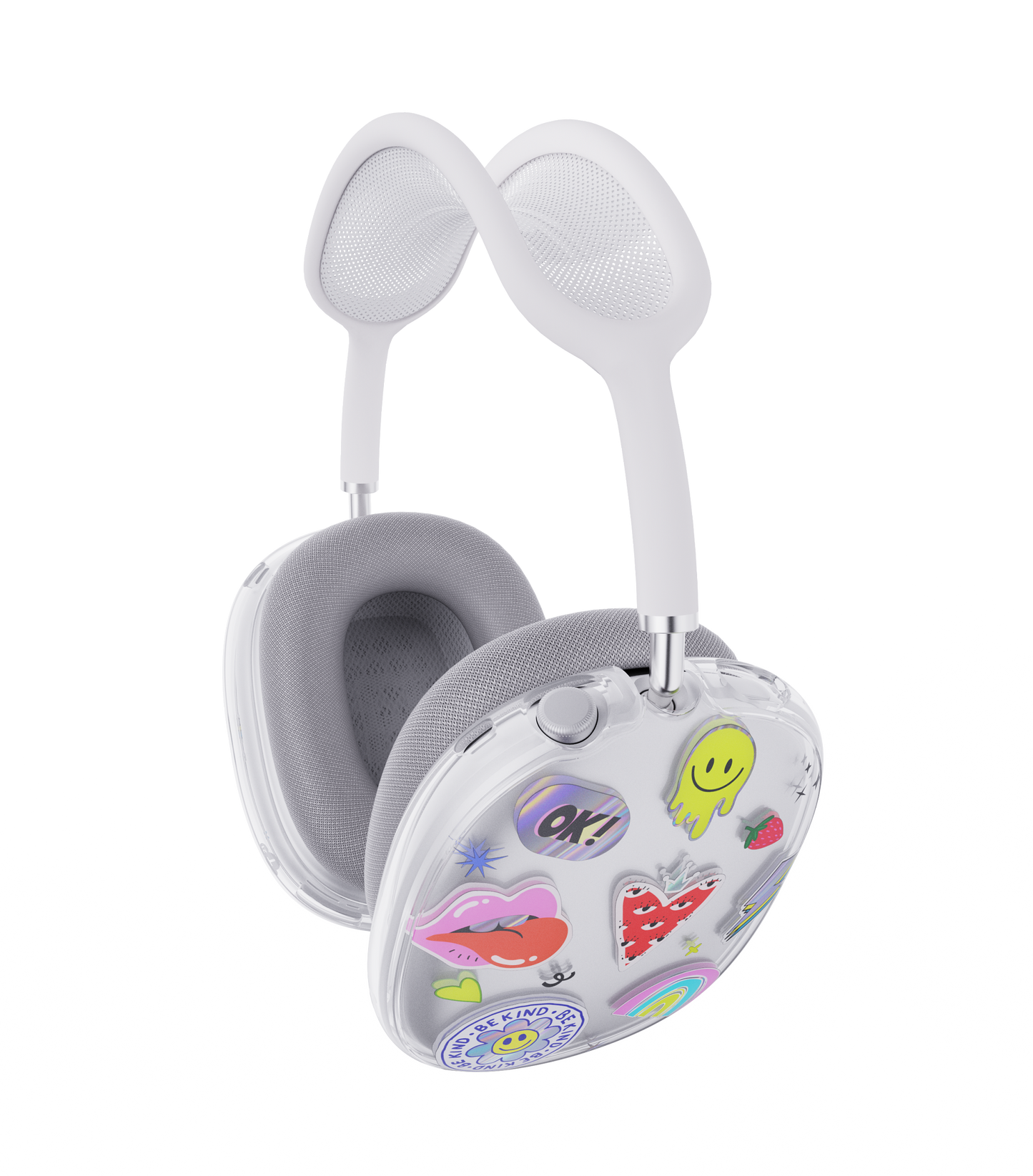 TECH21 EvoArt Stickers Case for AirPods Max - Clear
