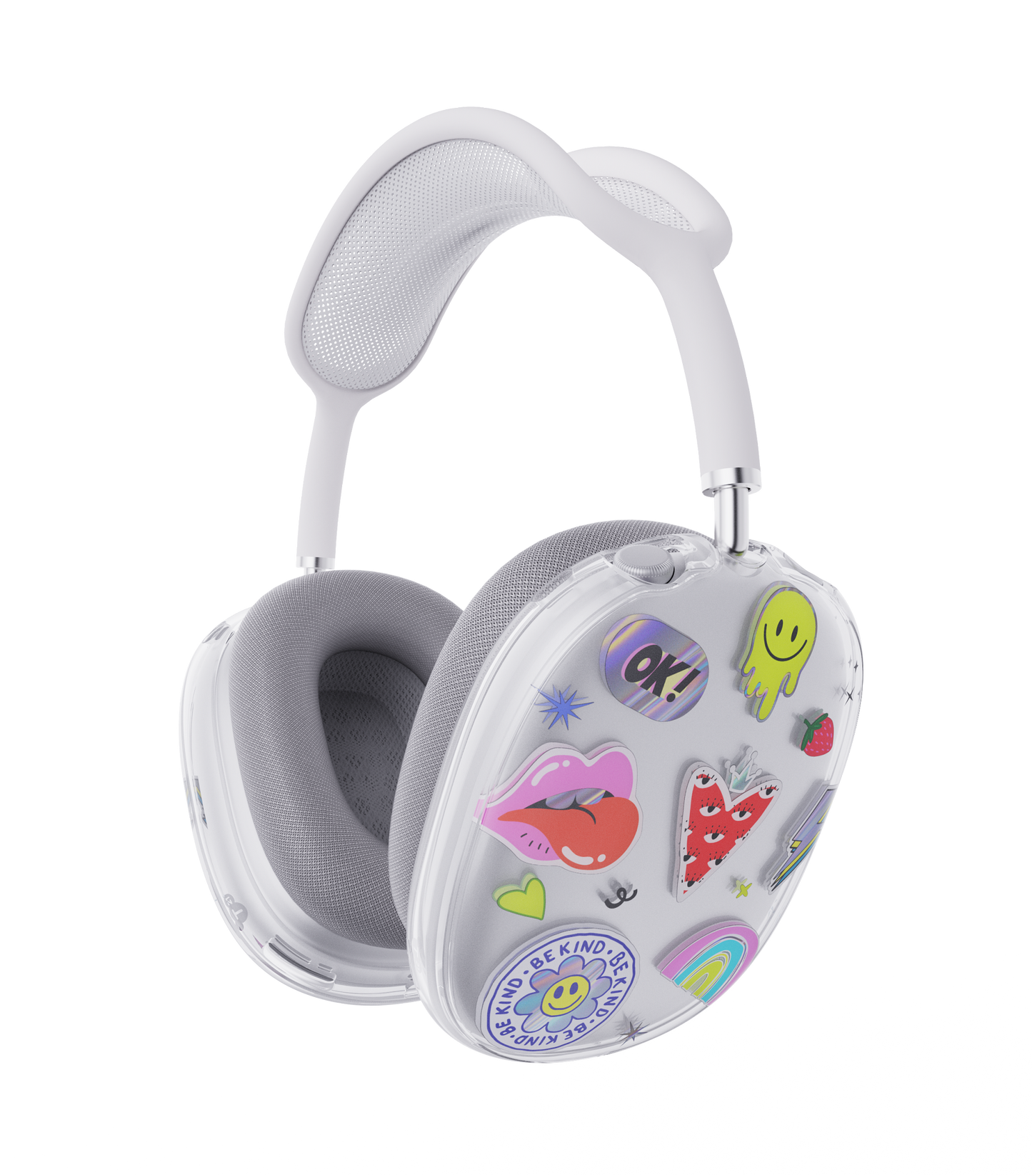TECH21 EvoArt Stickers Case for AirPods Max - Clear