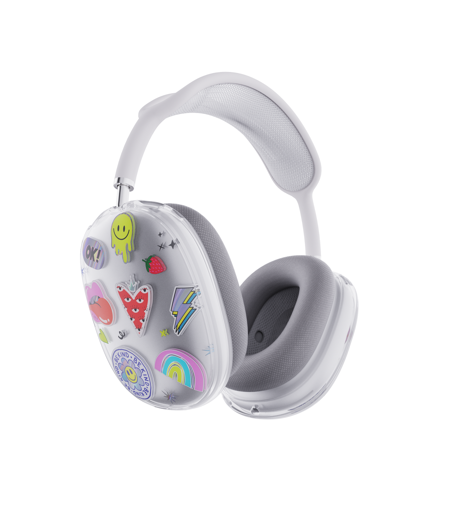 TECH21 EvoArt Stickers Case for AirPods Max - Clear